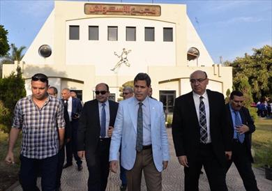 وفد تقييم مسابقة أفضل الجامعات المصرية يتفقد جامعة المنصورة